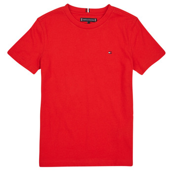 Textil Chlapecké Trička s krátkým rukávem Tommy Hilfiger ESSENTIAL COTTON TEE S/S Červená