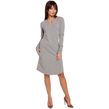 Textil Ženy Krátké šaty Bewear Dámské mini šaty Ingegerd B017 světle šedá Šedá