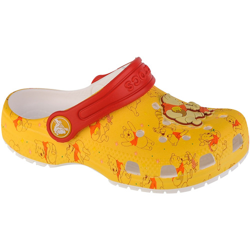 Boty Dívčí Papuče Crocs Classic Disney Winnie The Pooh T Clog Žlutá