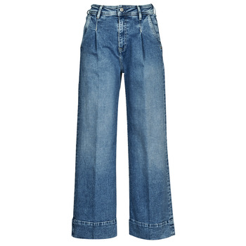 Pepe jeans Jeans široký střih LUCY - Modrá