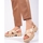 Boty Ženy Sandály Vinceza Exkluzívní dámské hnědé  sandály bez podpatku 