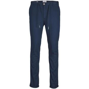 Textil Muži Kalhoty Jack & Jones  Modrá