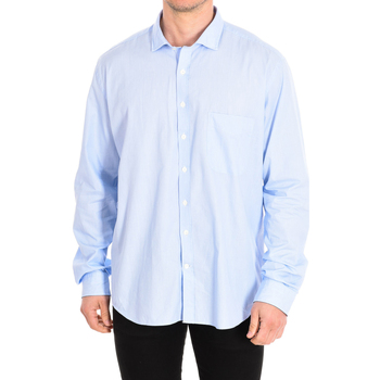 Textil Muži Košile s dlouhymi rukávy CafÃ© Coton MILLERAIES3-66HLSSLIM Modrá