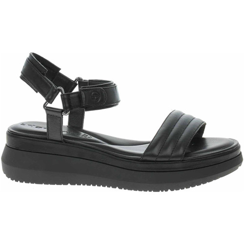 Boty Ženy Sandály Tamaris Dámské sandály  1-28022-30 black Černá
