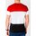 Textil Muži Trička s krátkým rukávem Ombre Pánské pruhované tričko Vincent červené Červená