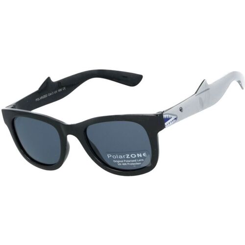 Hodinky & Bižuterie sluneční brýle Sunblock Dětské sluneční polarizační brýle sportovní Mone Šedá