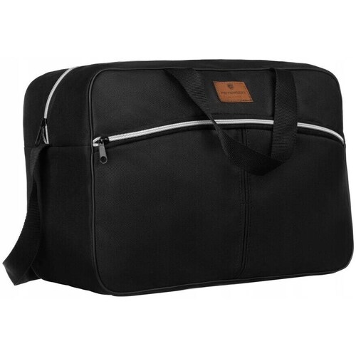 Taška Cestovní tašky Peterson PTNTPBLACKSILVER52860 Černá