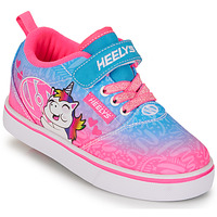 Boty Dívčí Boty s kolečky Heelys PRO 20 X2 Růžová / Modrá / Bílá