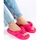 Boty Ženy Žabky Pk Luxusní dámské růžové  nazouváky bez podpatku 