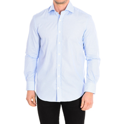 Textil Muži Košile s dlouhymi rukávy Cafe' Coton ALCAZAR3-33LS Bílá