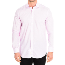 Textil Muži Košile s dlouhymi rukávy Cafe' Coton BRUCE6-33LS Bílá