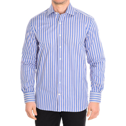 Textil Muži Košile s dlouhymi rukávy Cafe' Coton HERMINE18-77HLS Bílá