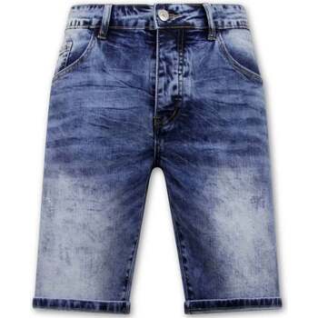 Textil Muži Tříčtvrteční kalhoty Enos 142810499 Modrá
