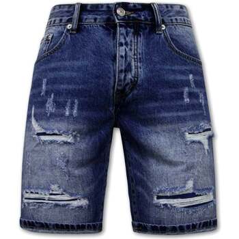 Textil Muži Tříčtvrteční kalhoty Enos 142885511 Modrá