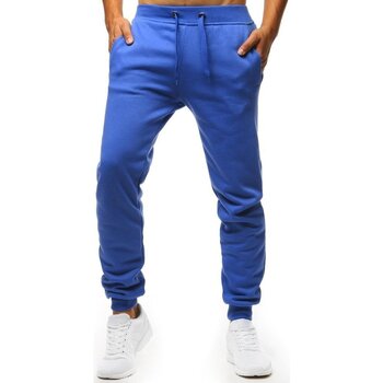 Textil Muži Teplákové kalhoty D Street Pánské tepláky Yu modrá Modrá