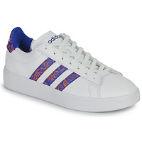 Boty Ženy Nízké tenisky Adidas Sportswear GRAND COURT 2.0 Bílá / Modrá / Oranžová
