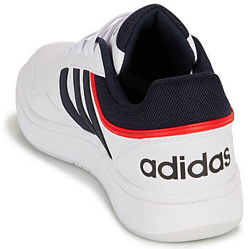 Adidas Sportswear HOOPS 3.0 Bílá / Tmavě modrá / Červená