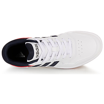 Adidas Sportswear HOOPS 3.0 Bílá / Tmavě modrá / Červená