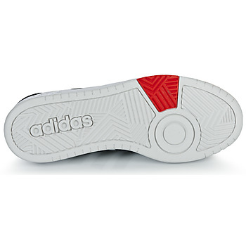 Adidas Sportswear HOOPS 3.0 MID Bílá / Tmavě modrá / Červená