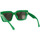 Hodinky & Bižuterie Ženy sluneční brýle Bottega Veneta Occhiali da Sole  BV1212S 003 Zelená