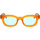 Hodinky & Bižuterie sluneční brýle Retrosuperfuture Occhiali da Sole  Sempre Clay HE0 Oranžová