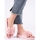 Boty Ženy Žabky Pk Trendy dámské  nazouváky růžové bez podpatku 