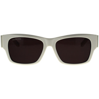 Hodinky & Bižuterie sluneční brýle Balenciaga Occhiali da Sole  Max Square BB0262SA 003 Bílá