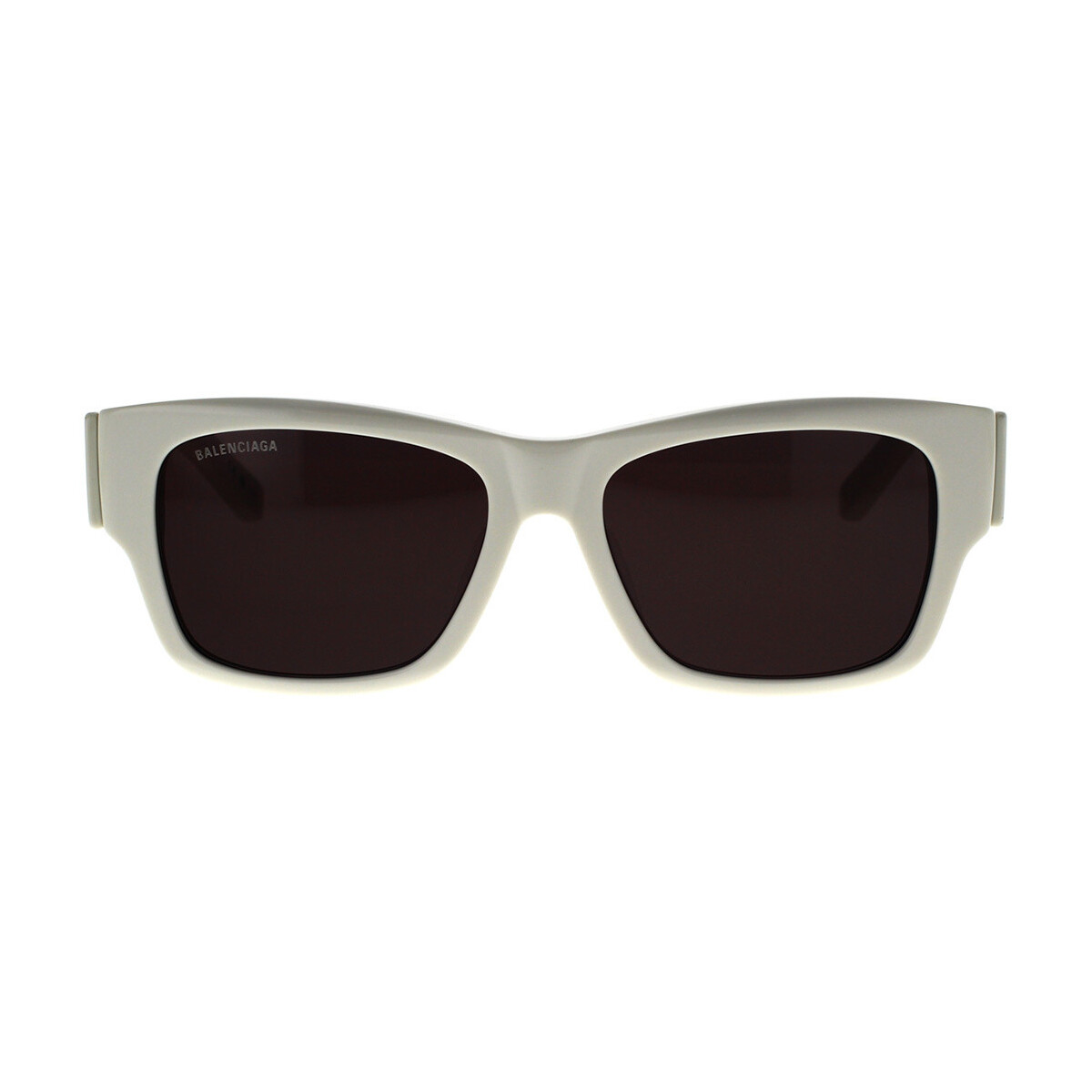 Hodinky & Bižuterie sluneční brýle Balenciaga Occhiali da Sole  Max Square BB0262SA 003 Bílá