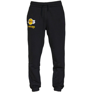 Textil Muži Teplákové kalhoty New-Era NBA Team Los Angeles Lakers Logo Jogger Černá