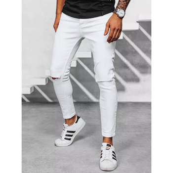 Textil Muži Rifle D Street Pánské džínové kalhoty Niraah bílá Bílá