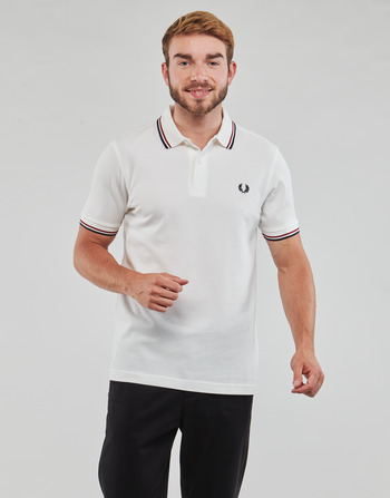 Fred Perry TWIN TIPPED FRED PERRY SHIRT Bílá