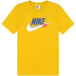 Textil Chlapecké Trička s krátkým rukávem Nike CAMISETA NIO  SPORTSWEAR STANDARD FD1201 Žlutá