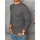 Textil Muži Trička s krátkým rukávem D Street Pánské tričko s dlouhým rukávem Rubble tmavě šedá Šedá