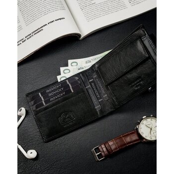 Pierre Cardin Pánská peněženka Kyumode černá Černá