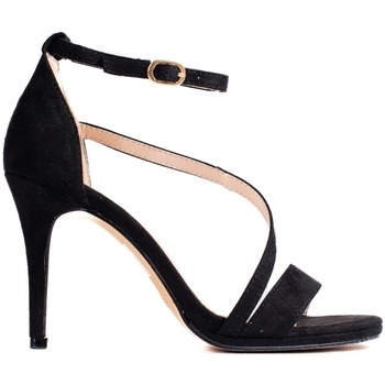 Boty Ženy Sandály Pk Designové  sandály dámské černé na jehlovém podpatku 