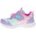 Boty Dívčí Šněrovací polobotky  & Šněrovací společenská obuv Skechers S-Lights Glimmer Kicks – Skech Pets lavender-hot pink Fialová