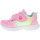 Boty Dívčí Šněrovací polobotky  & Šněrovací společenská obuv Skechers S-Lights Glimmer Kicks – Skech Pets pink-multi Růžová