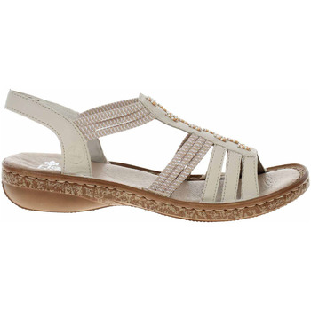 Boty Ženy Sandály Rieker Dámské sandály  62855-60 beige Béžová