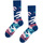 Doplňky  Muži Doplňky k obuvi Many Mornings Veselé barevné vzorované ponožky Scribble Tmavě modrá