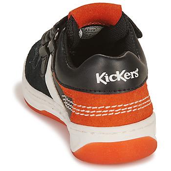 Kickers KALIDO Černá / Oranžová