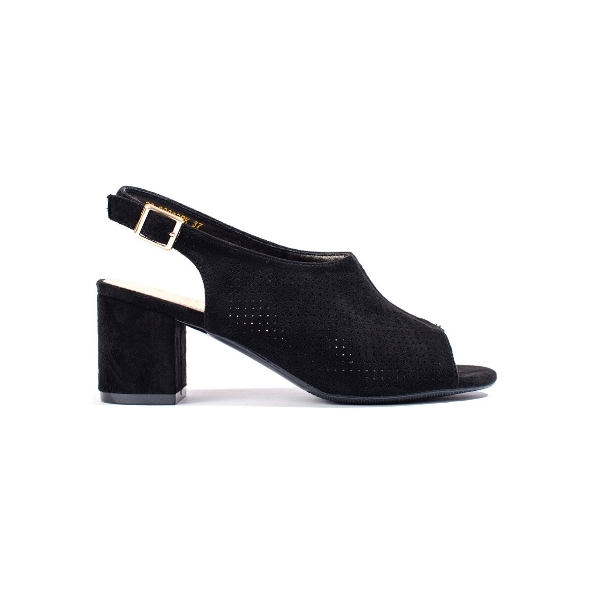 Boty Ženy Sandály W. Potocki Pěkné  sandály dámské černé na širokém podpatku 