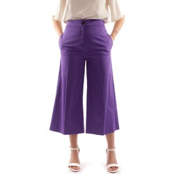 Textil Ženy Oblekové kalhoty Emme Marella ZOE1 Fialová