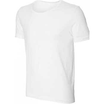 Textil Muži Trička s krátkým rukávem Brubeck Pánské tričko 00990A white 