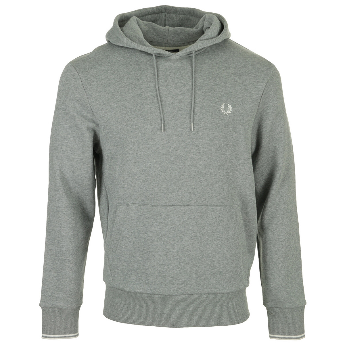 Textil Muži Mikiny Fred Perry Tipped Hooded Sweatshirt Šedá