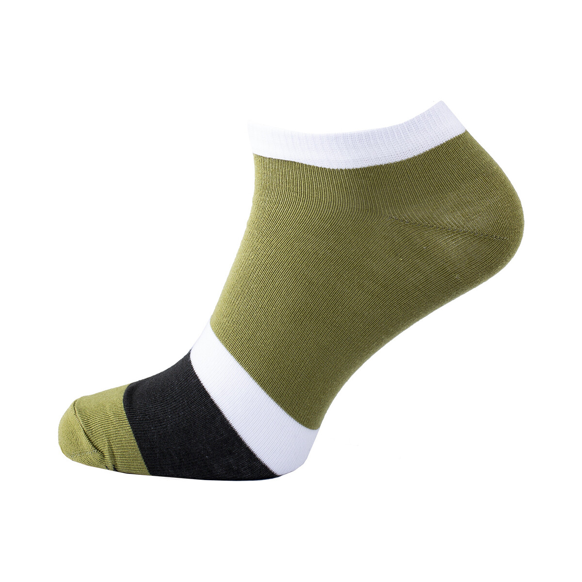 Doplňky  Muži Doplňky k obuvi Zapana Pánské barevné kotníkové ponožky Slice khaki Zelená