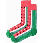 Pánské veselé ponožly Zander zeleno-růžová