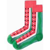 Doplňky  Muži Doplňky k obuvi Ombre Pánské veselé ponožly Zander zeleno-růžová Růžová/Zelená