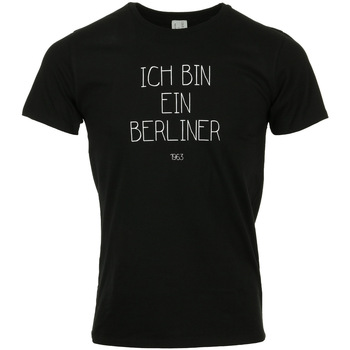 Textil Muži Trička s krátkým rukávem Civissum Ich Bin Ein Berliner Tee Černá