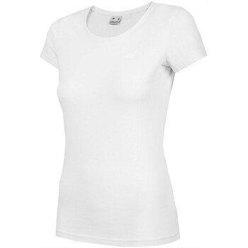 Textil Ženy Trička s krátkým rukávem 4F TSD350 Bílá