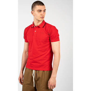 Textil Muži Polo s krátkými rukávy Geox M2510Q T2649 | Sustainable Červená